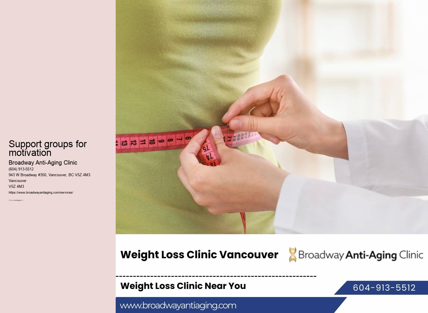 Effective Weight Loss Strategies Vancouver BC