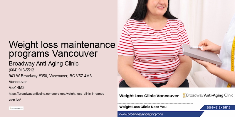 Obesity treatment Weight loss maintenance programs Vancouver