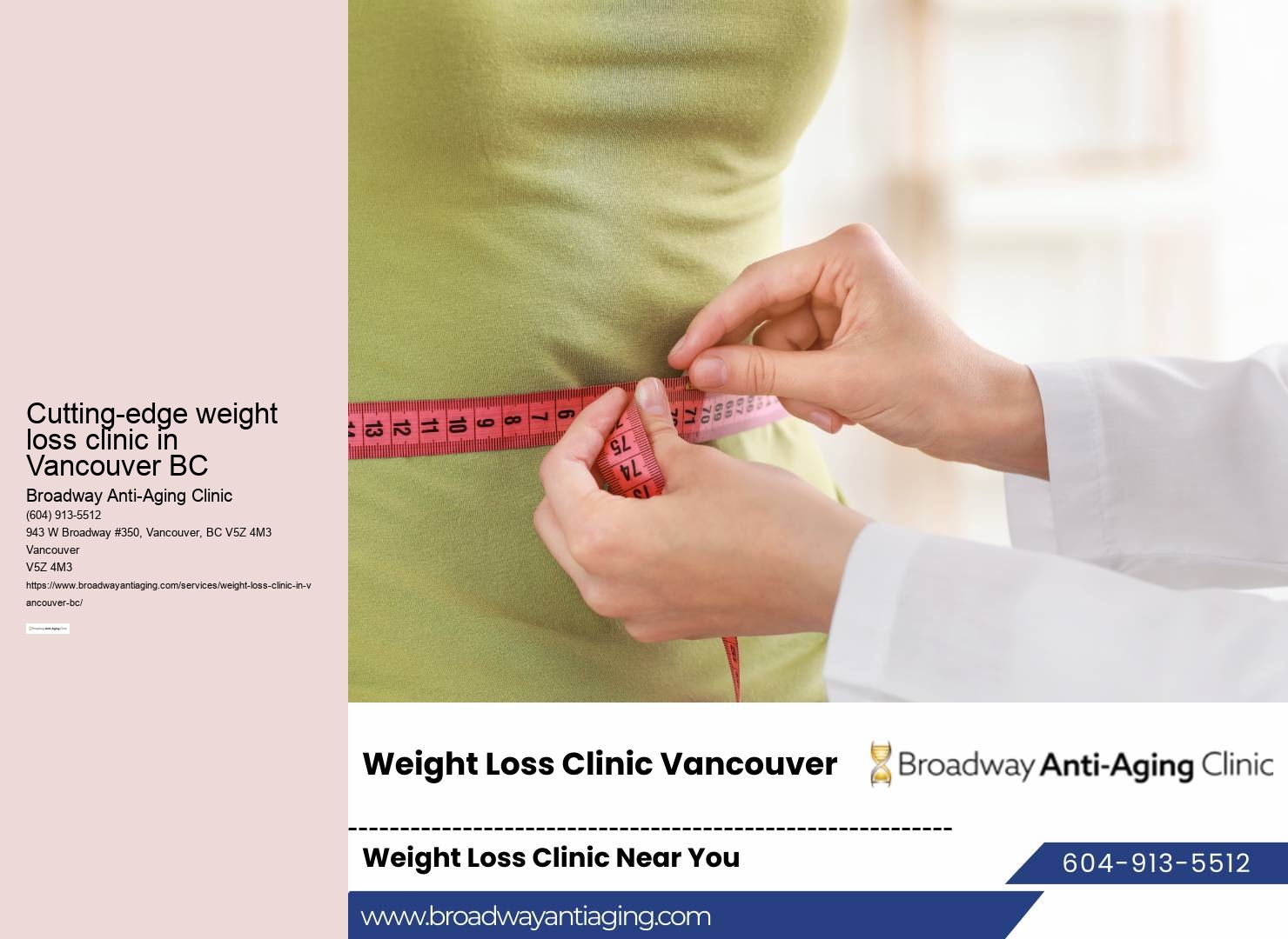 Vancouver's trusted weight management clinic