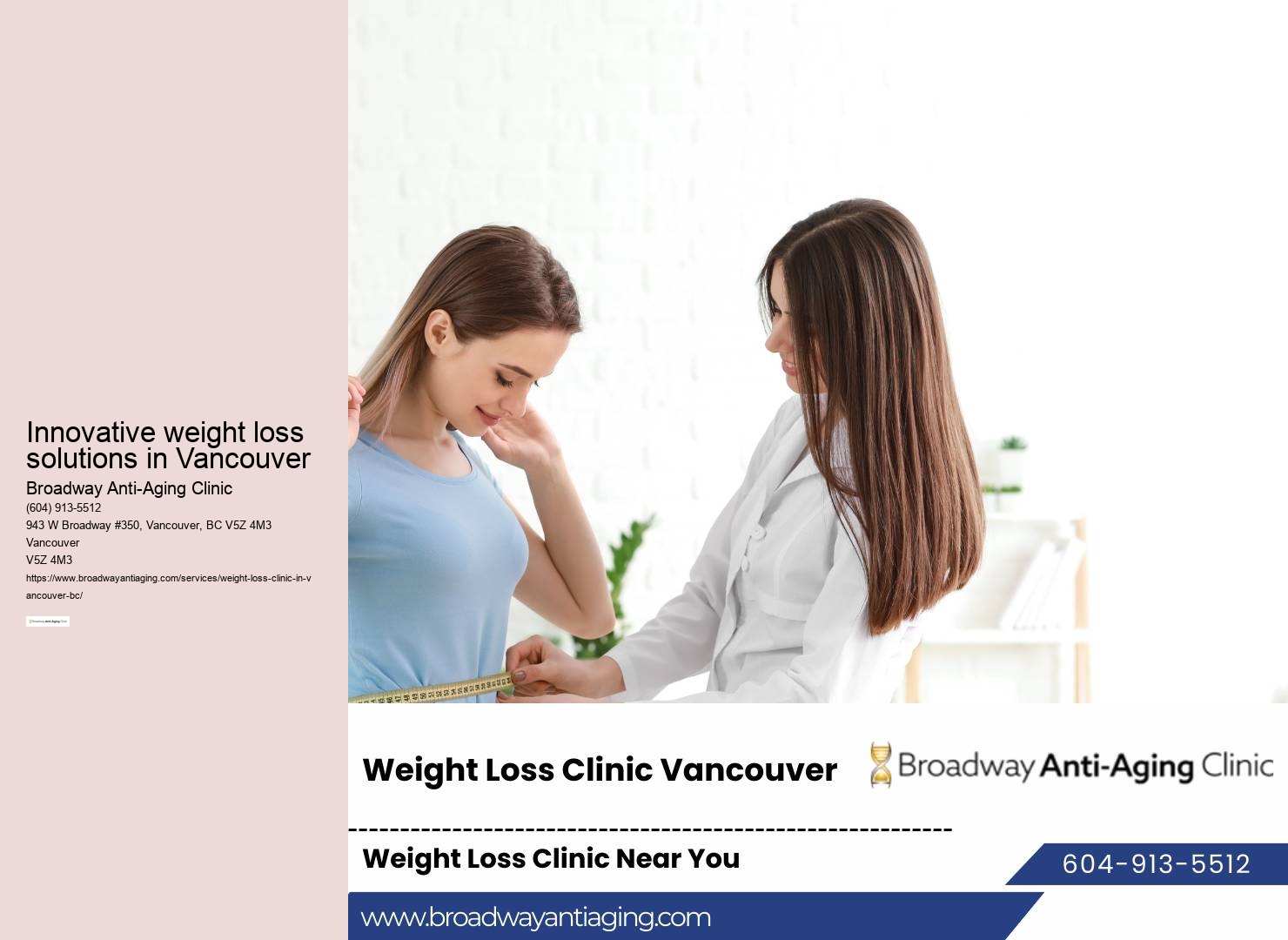 Leading weight loss specialist in Vancouver BC