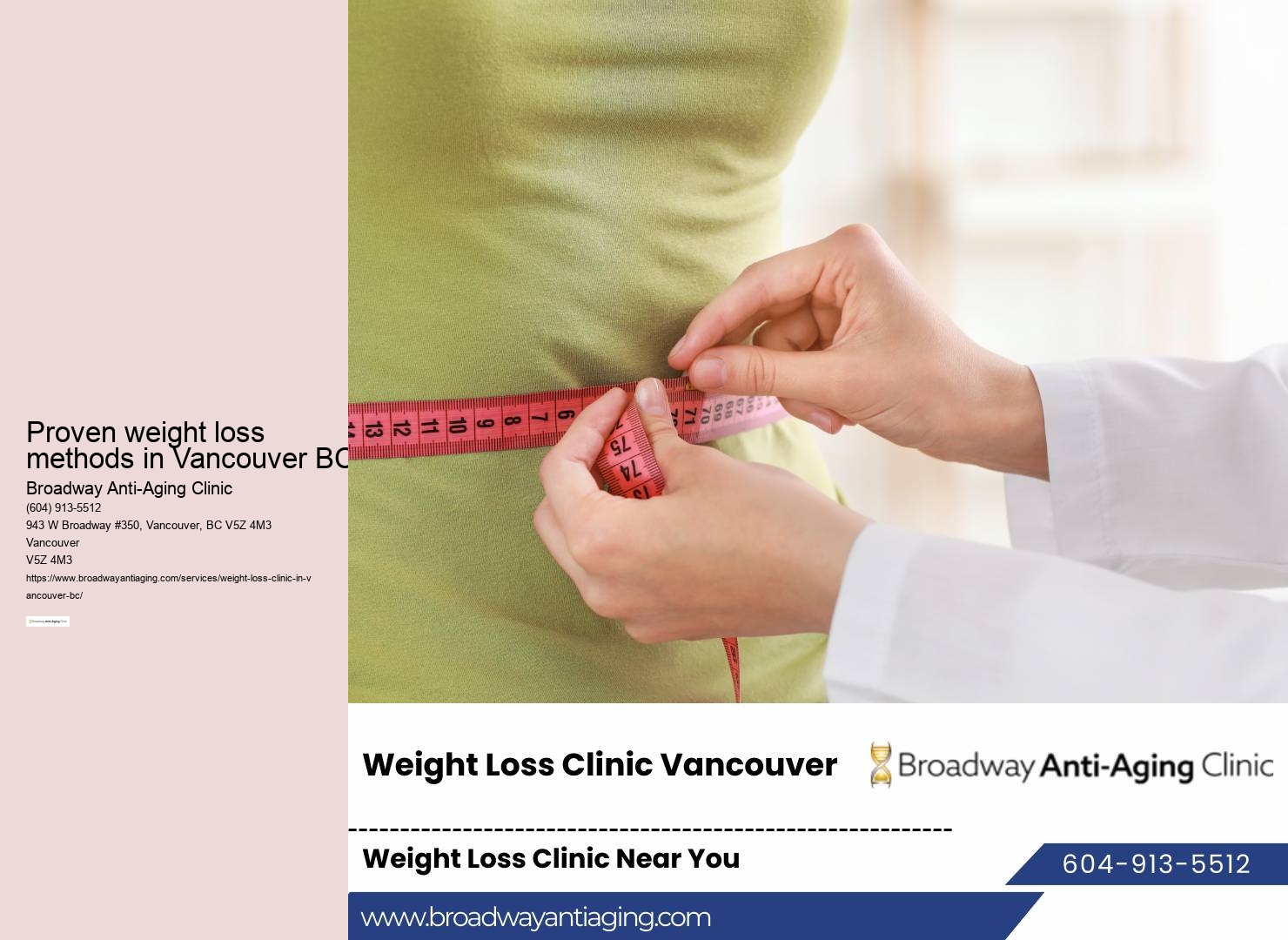 Vancouver's top-rated weight control services