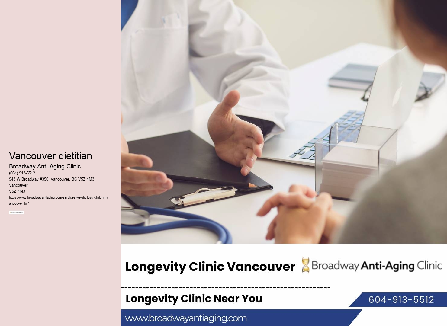 Vancouver BC's premier weight loss programs