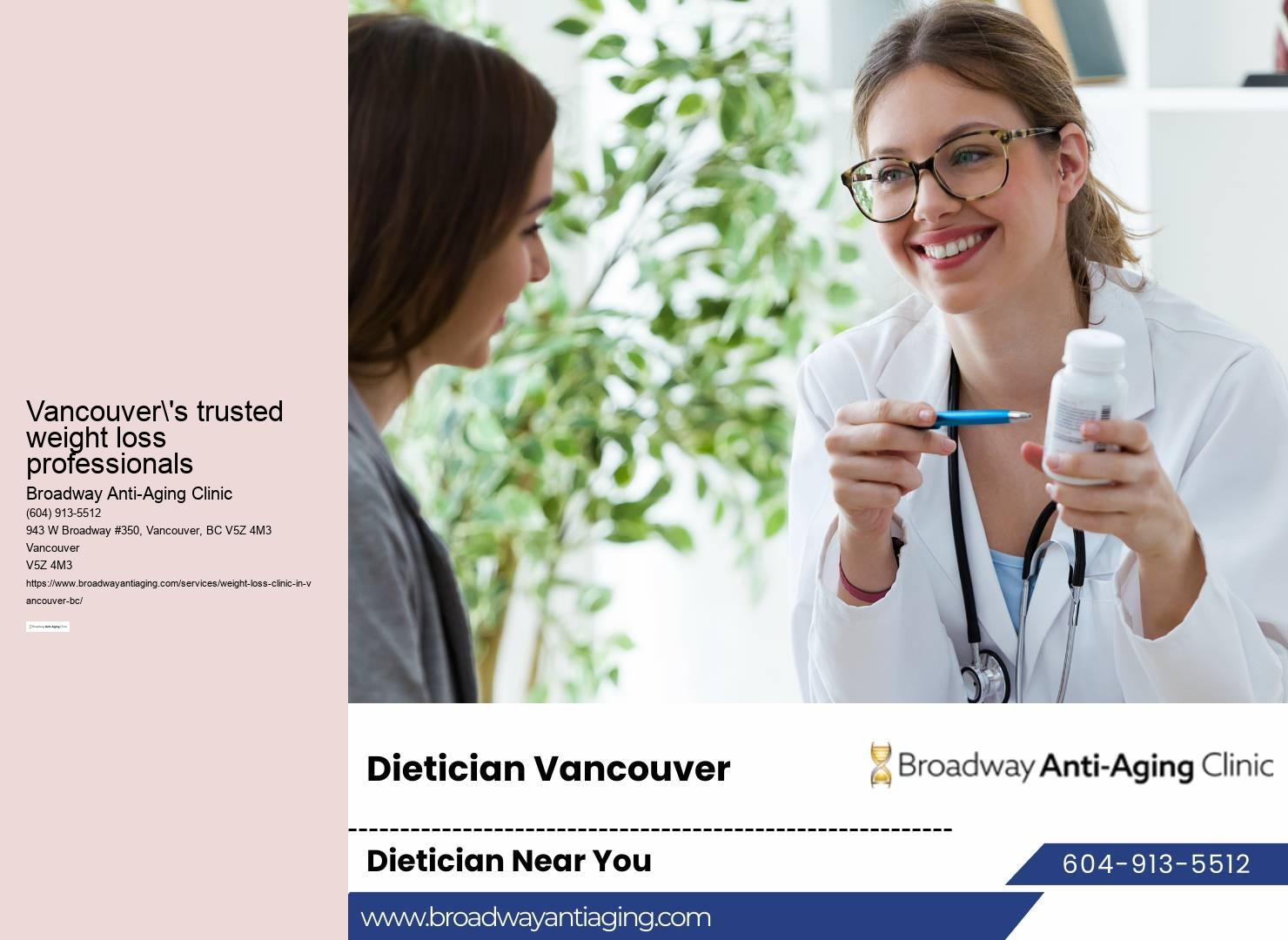 Vancouver's premier weight loss specialists