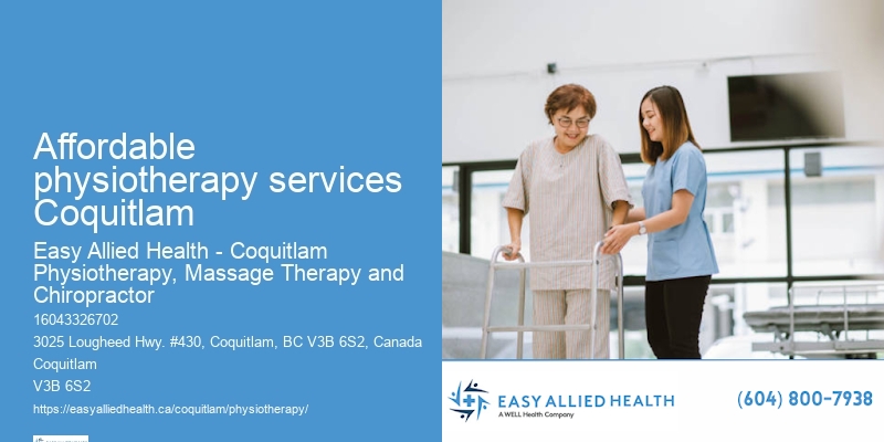 Affordable physiotherapy services Coquitlam physiotherapy for congenital conditions