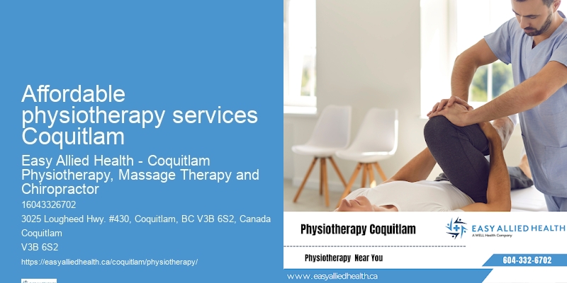 Physiotherapy for cardiovascular conditions Affordable physiotherapy services Coquitlam