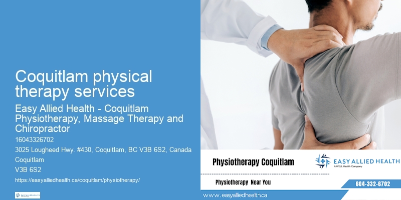 Coquitlam physical therapy services physio specialists