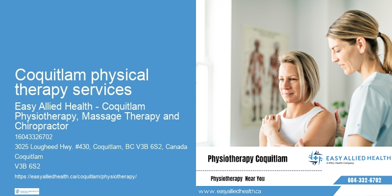 Coquitlam physical therapy services physio care plans