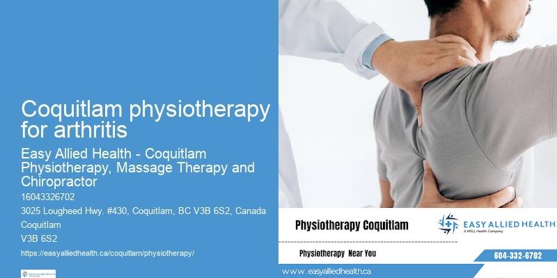 Pediatric physiotherapy Coquitlam physiotherapy for arthritis