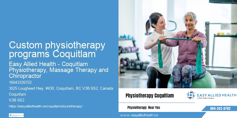 Custom physiotherapy programs Coquitlam physiotherapy for muscle strains