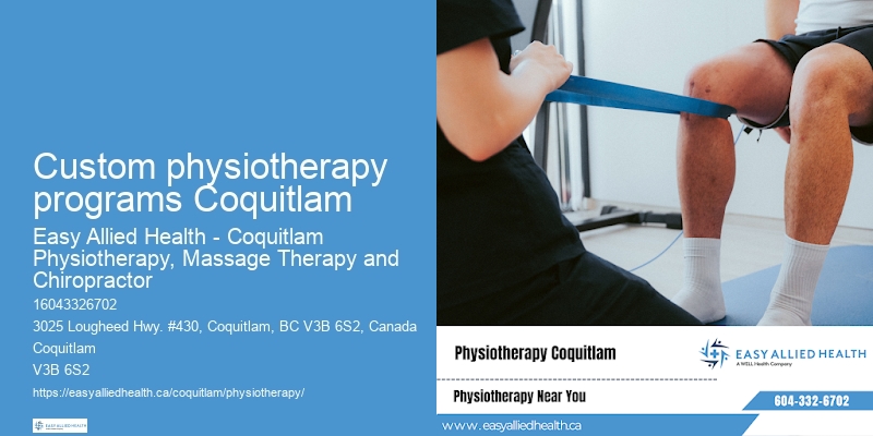 Custom physiotherapy programs Coquitlam physiotherapy for dizziness