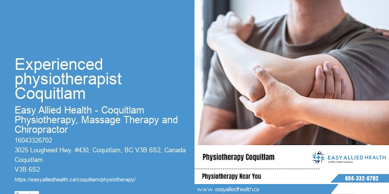 Experienced physiotherapist Coquitlam physiotherapy programs