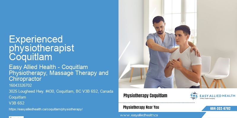 Physiotherapy for chronic pain Experienced physiotherapist Coquitlam