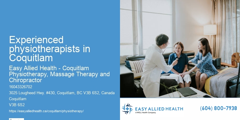 Physiotherapy center Experienced physiotherapists in Coquitlam