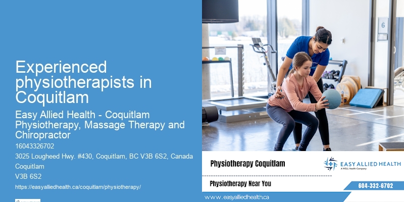 Manual therapy Experienced physiotherapists in Coquitlam