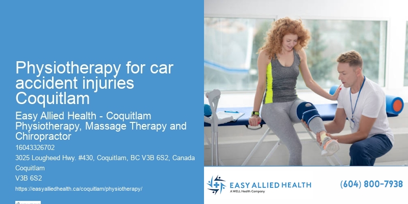Work-related injury physiotherapy Physiotherapy for car accident injuries Coquitlam