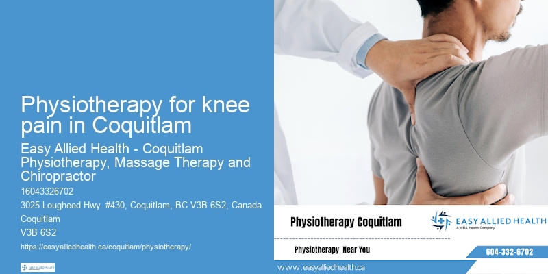 Workplace injury rehabilitation Physiotherapy for knee pain in Coquitlam