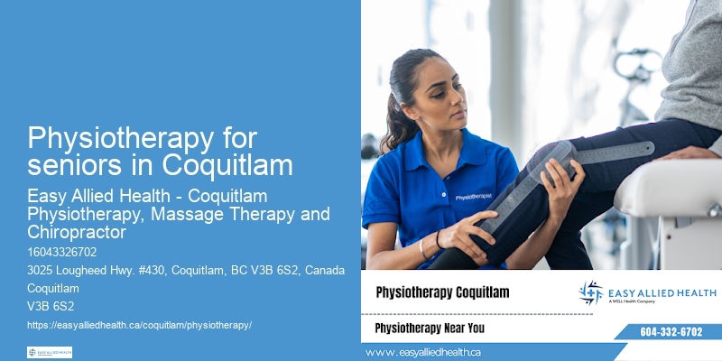 Chronic condition management Physiotherapy for seniors in Coquitlam