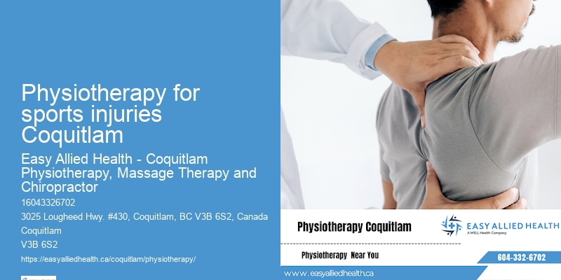 Shoulder pain relief Physiotherapy for sports injuries Coquitlam physiotherapy