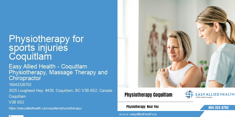 Physiotherapy for sports injuries Coquitlam physiotherapy prices