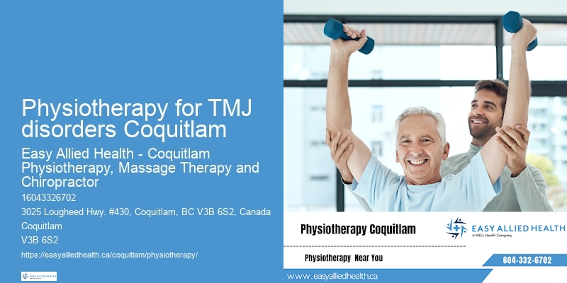Physio rehabilitation Physiotherapy for TMJ disorders Coquitlam