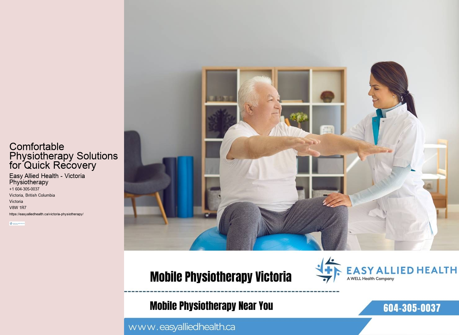 Comfortable physiotherapy in your home Victoria