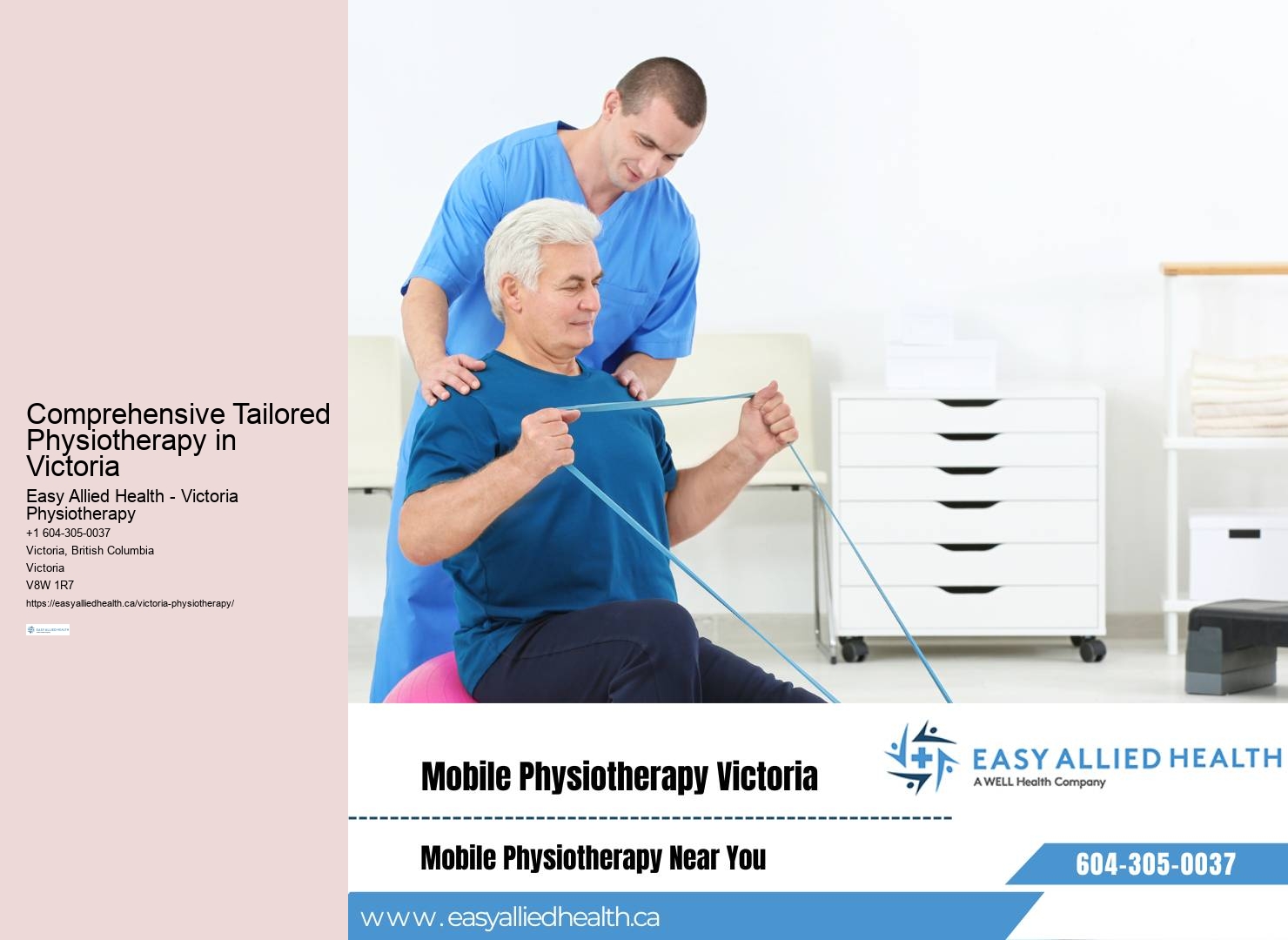 Victoria in-home physiotherapy consultation