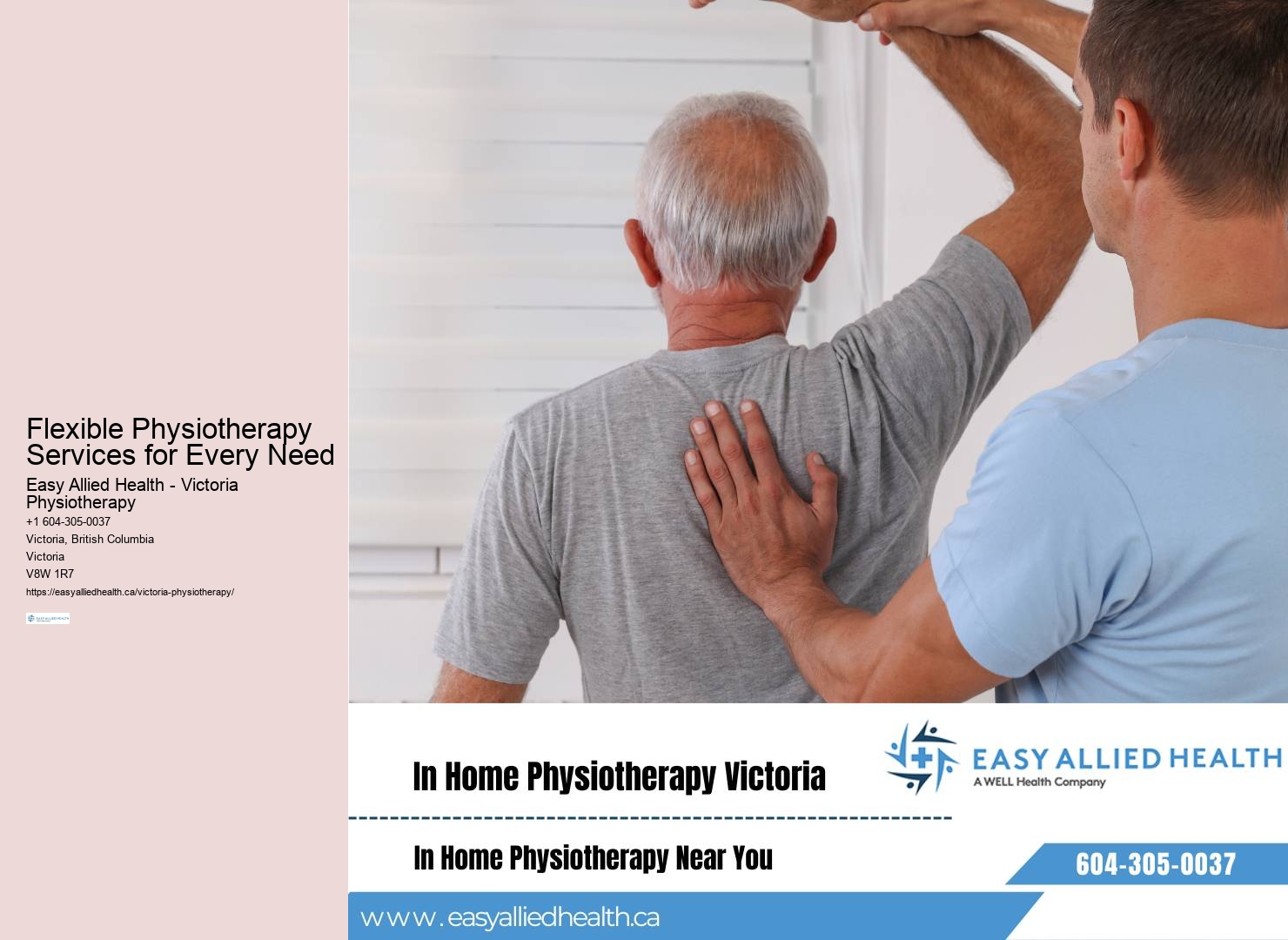 On-Demand Physiotherapy Services Delivered Promptly in Victoria