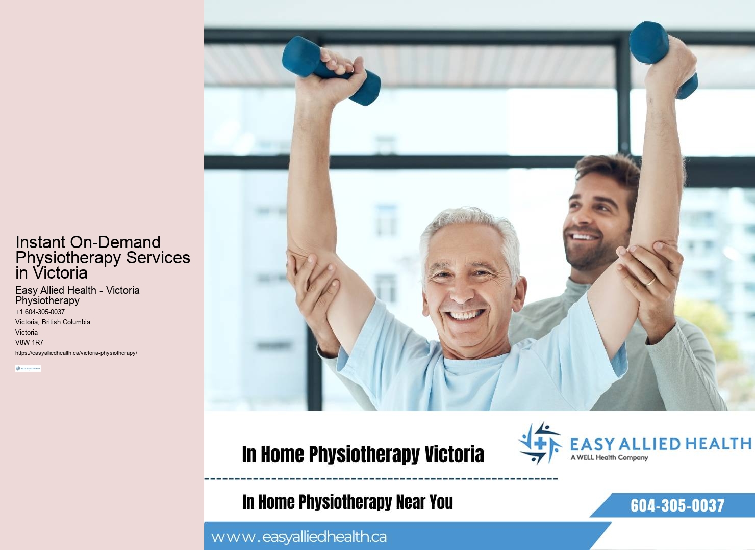 Victoria Home Health Physiotherapy: Your Health, Our Commitment