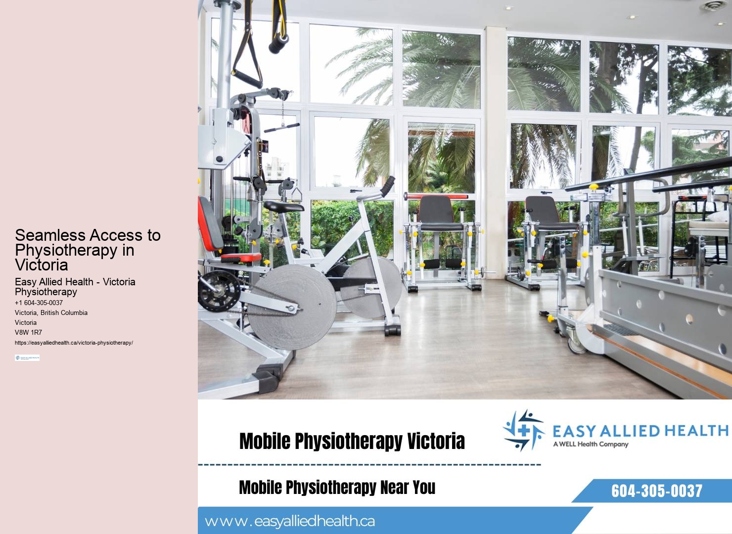 Skilled Victoria Mobile Physiotherapist Specialists
