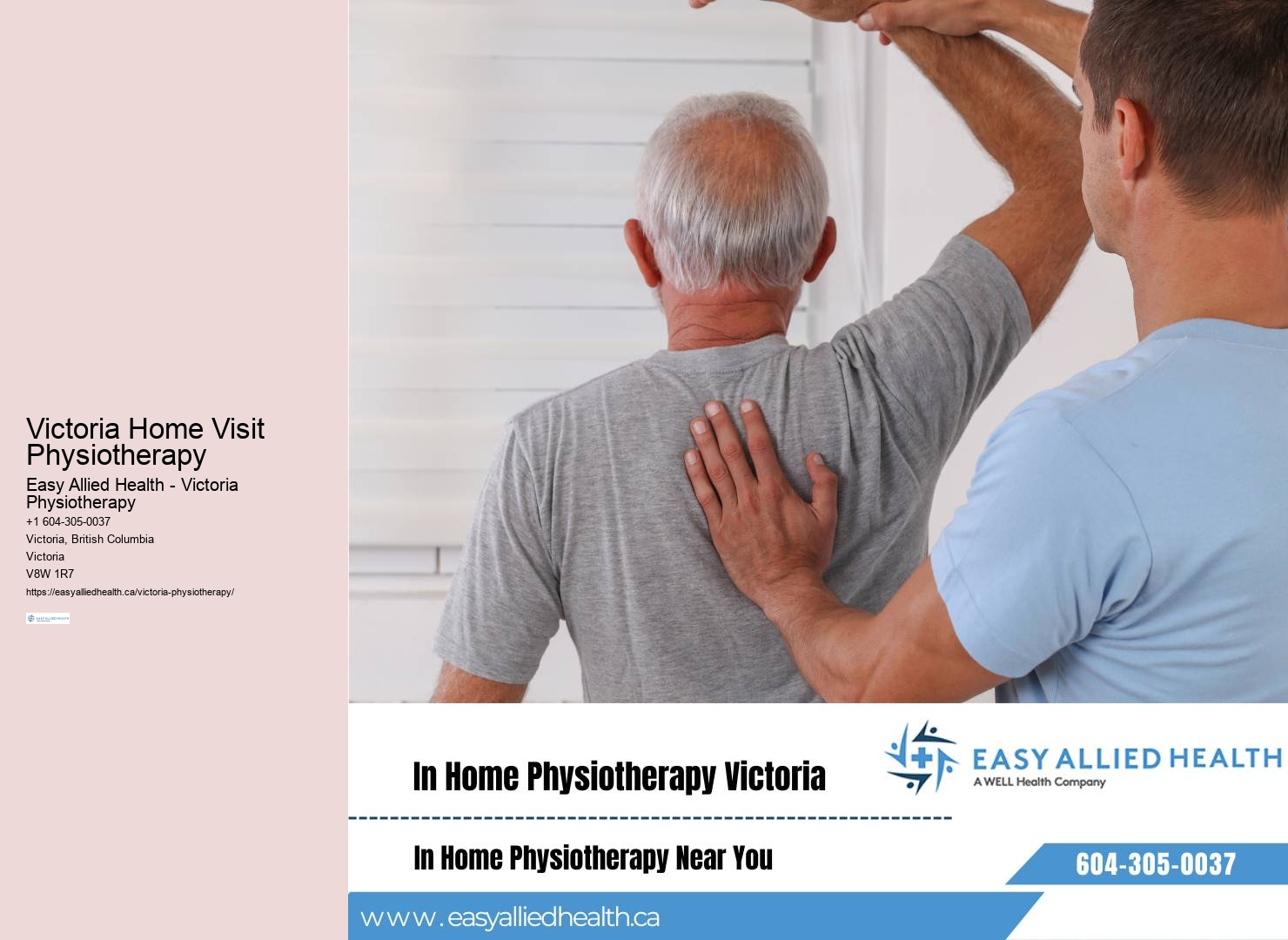 Victoria Physiotherapy at Home: Where Healing Begins