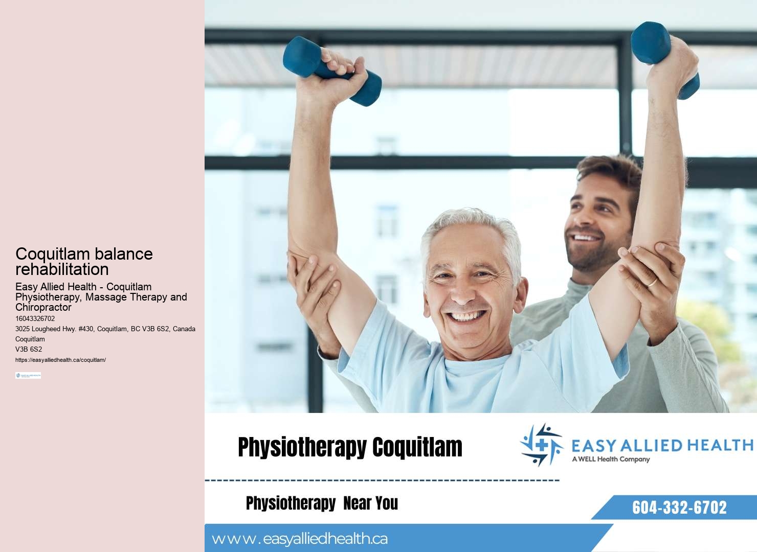 Top-rated sports injury rehab Coquitlam