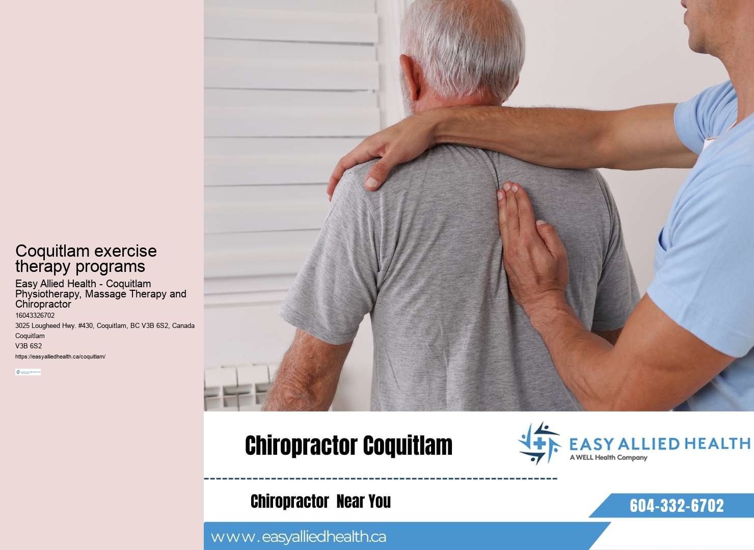 Coquitlam Physiotherapy for Inner Ear Disorders