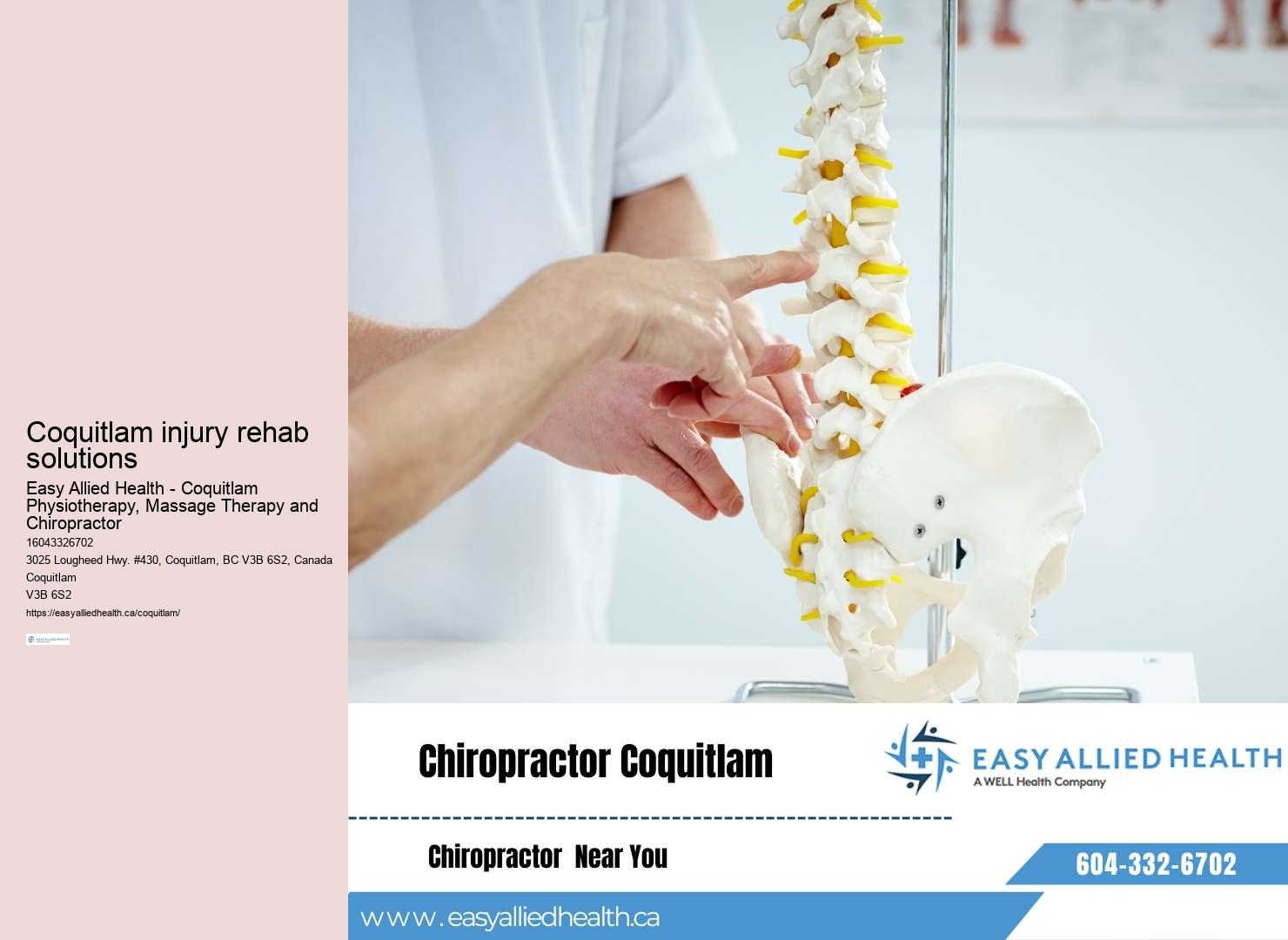 Comprehensive post-surgical rehab in Coquitlam