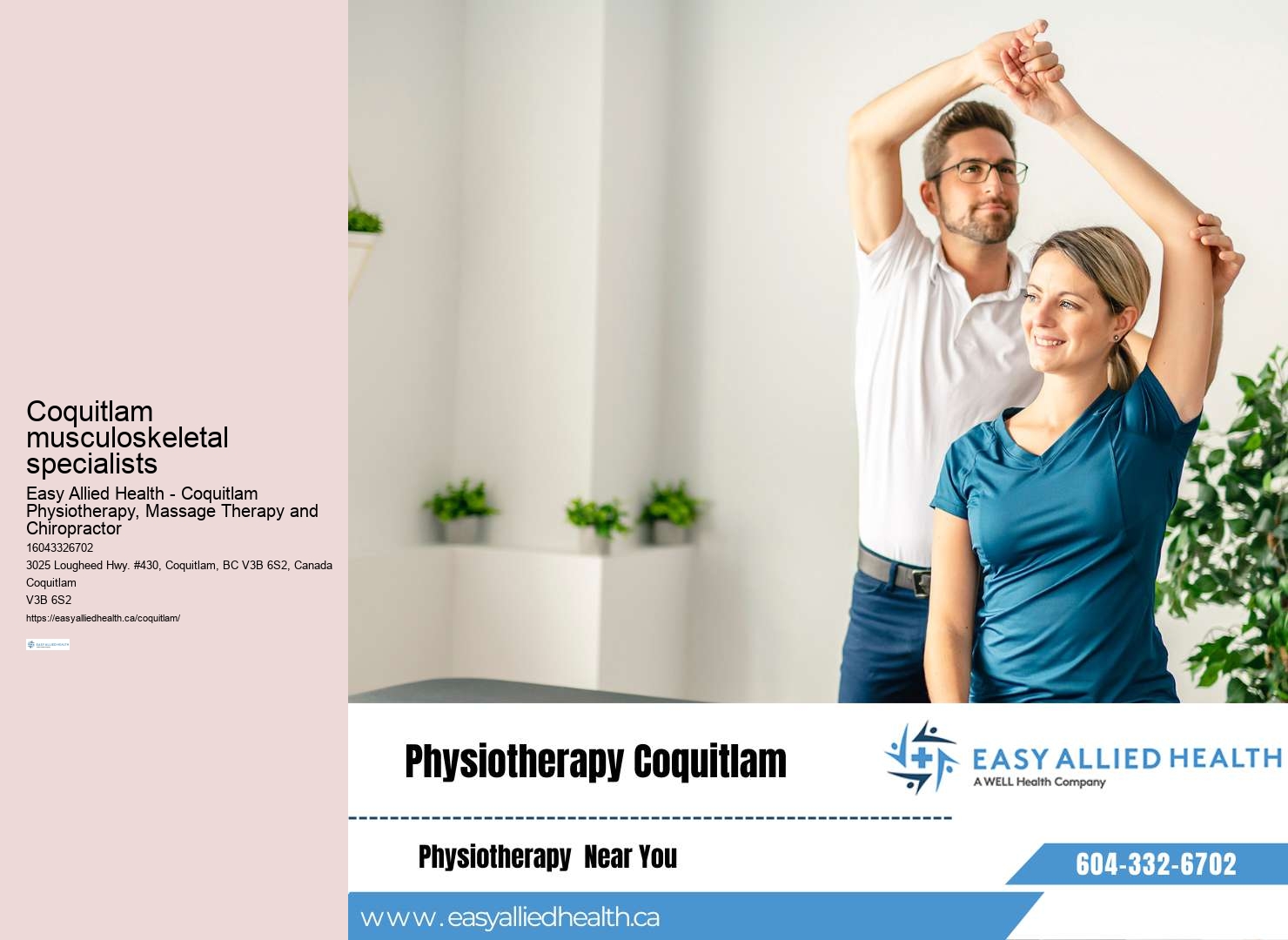 Coquitlam Physiotherapy for Prenatal Pain Relief