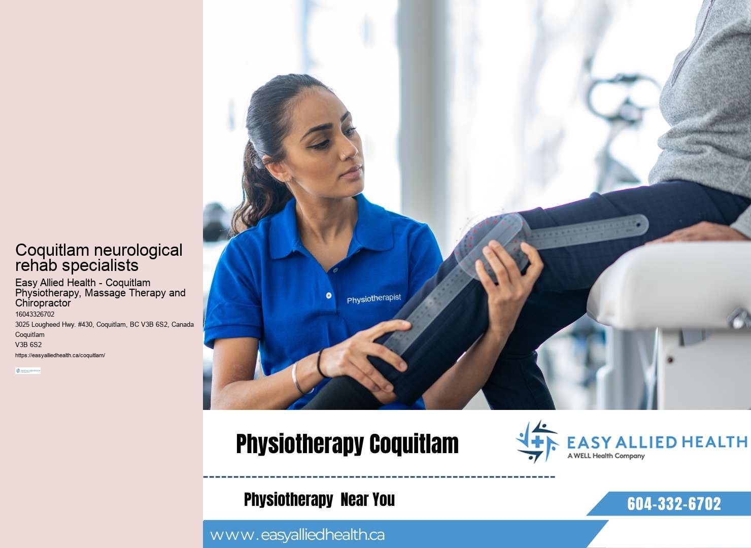 Physiotherapy Services for Seniors Coquitlam
