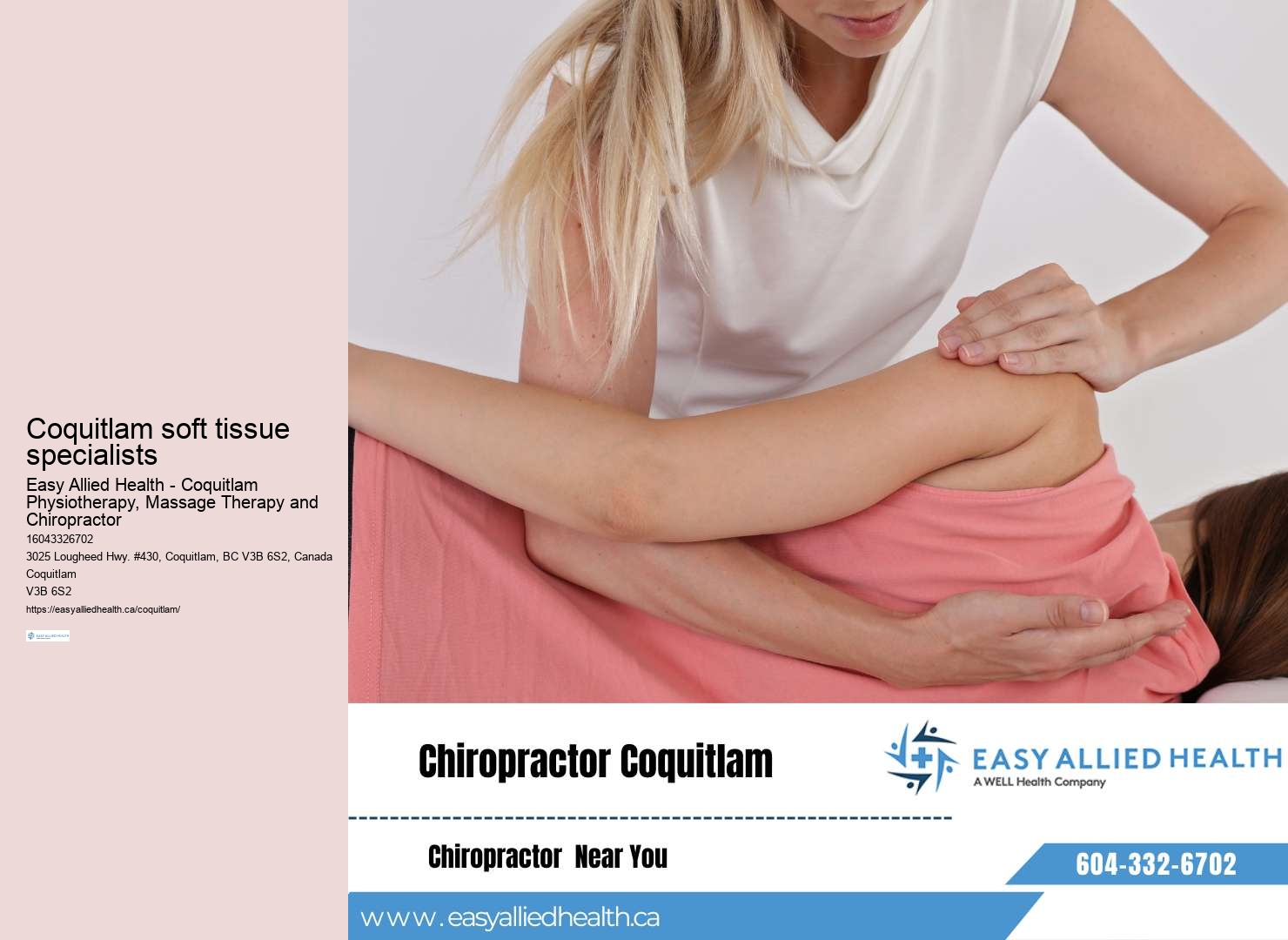Coquitlam chronic pain relief therapy