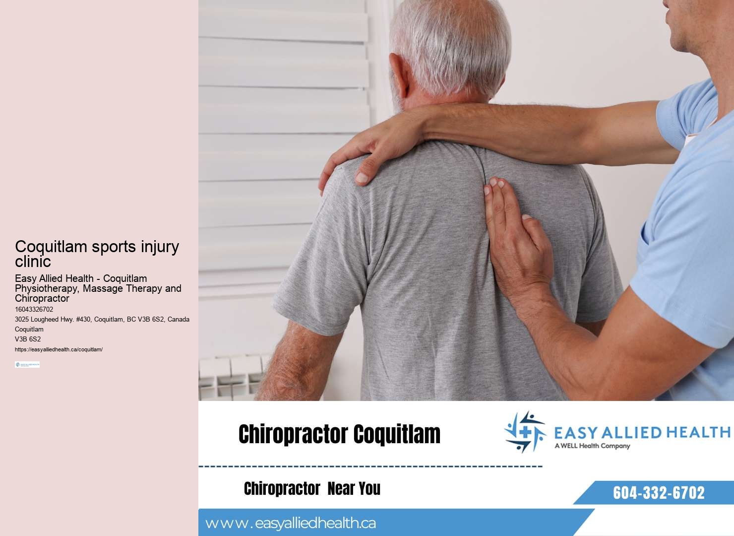 Rehabilitation services Coquitlam