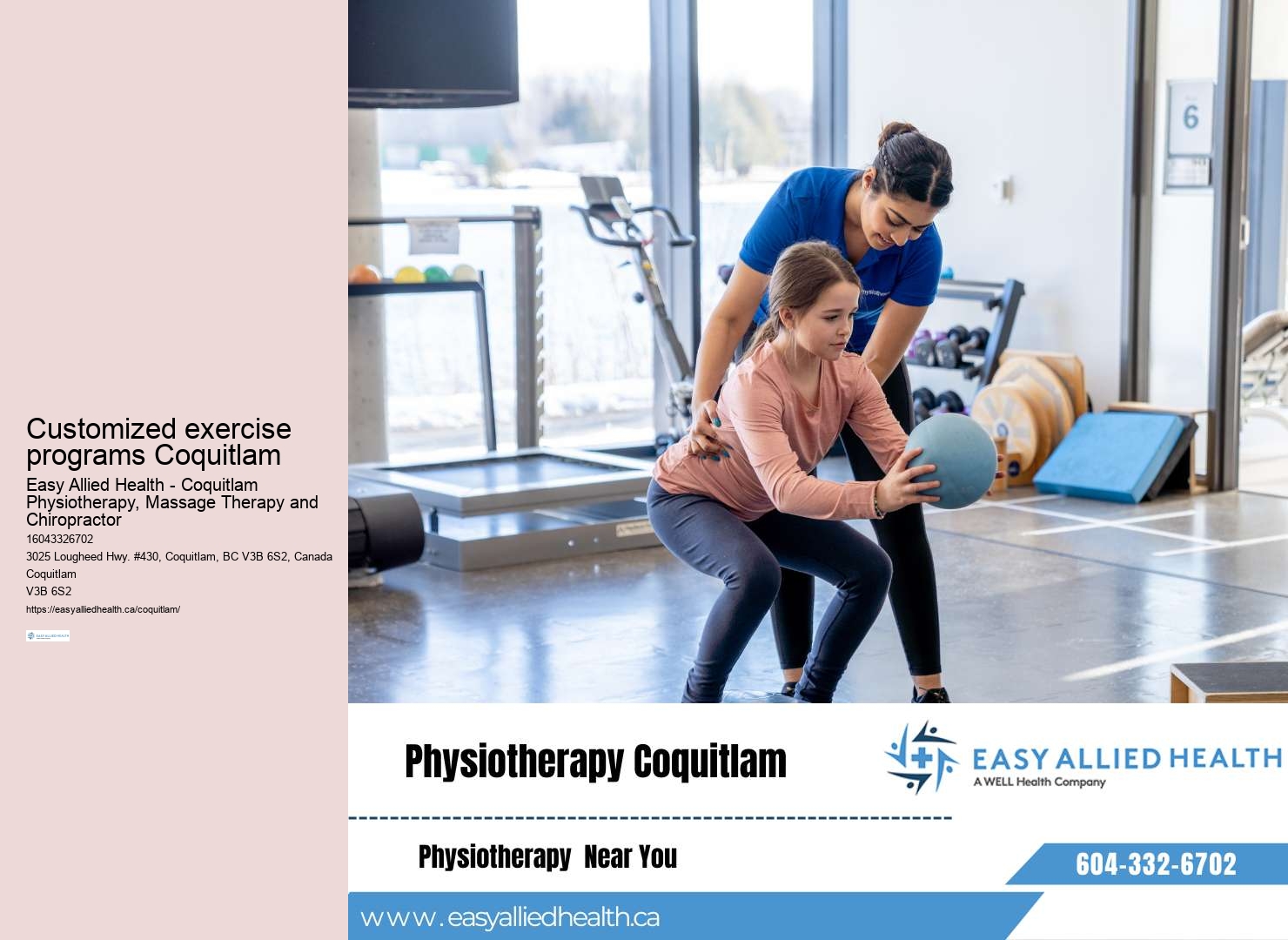 Coquitlam Orthopedic Physiotherapy