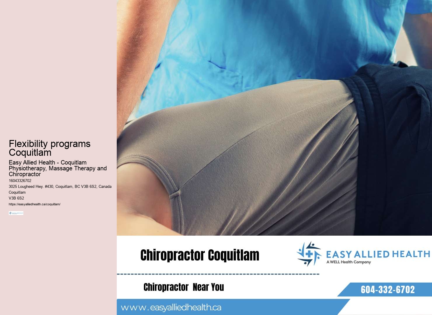 Coquitlam sports injury recovery
