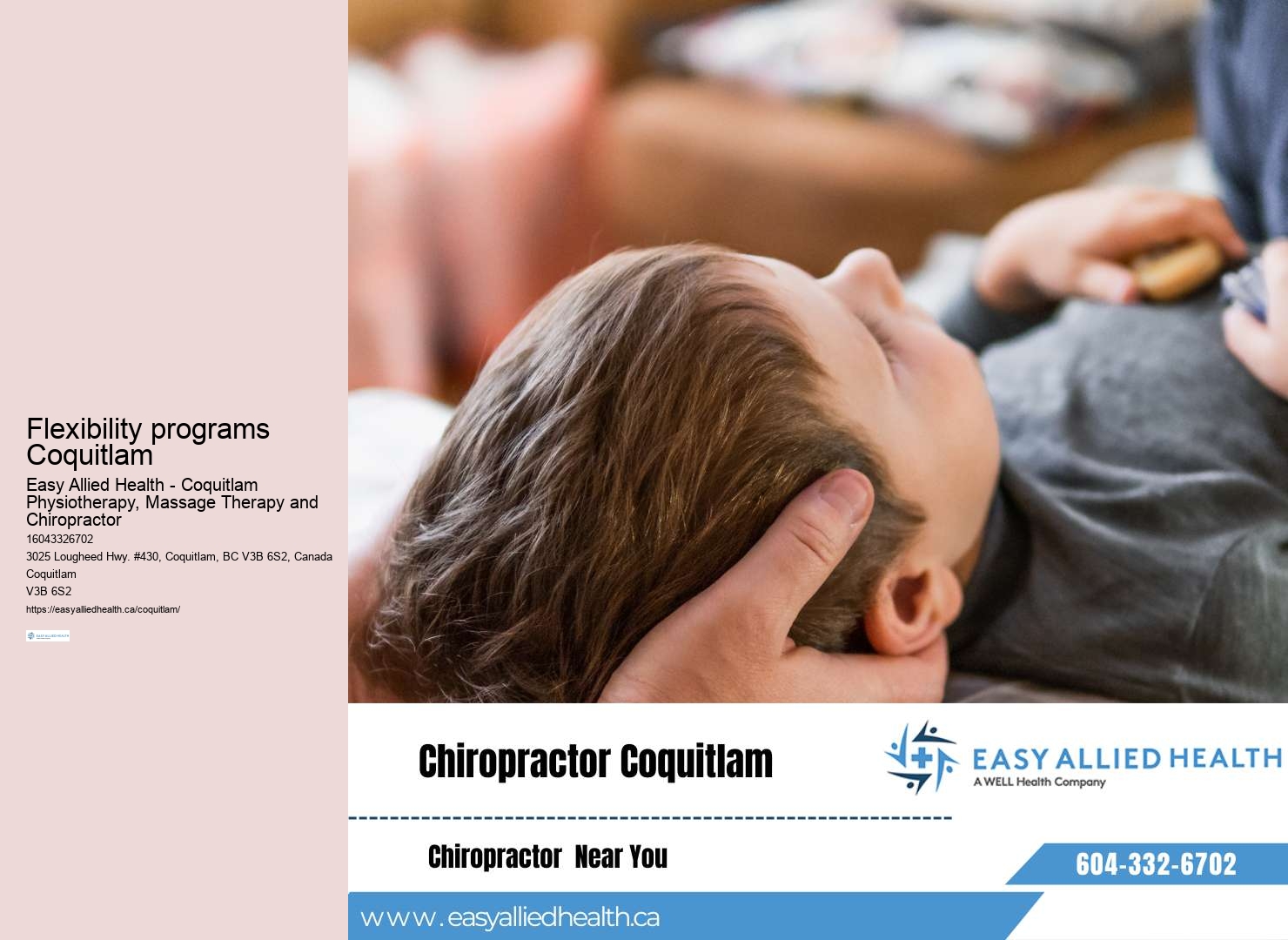 Coquitlam Physiotherapy for Postural Correction