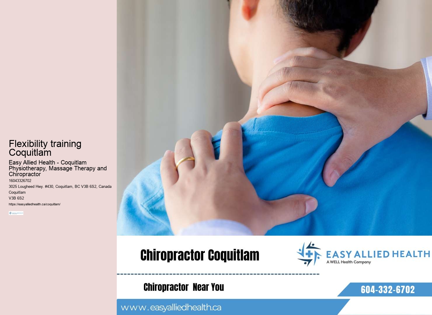 Coquitlam Physiotherapy Evaluation Services