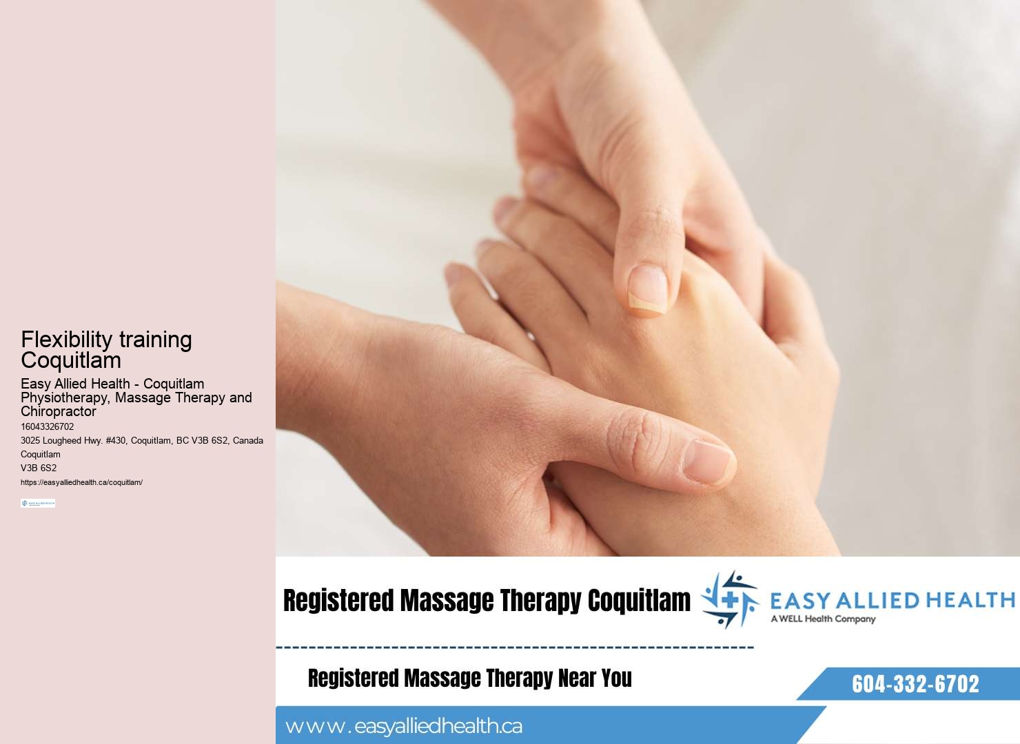 Coquitlam Physiotherapy for Work-related Injuries