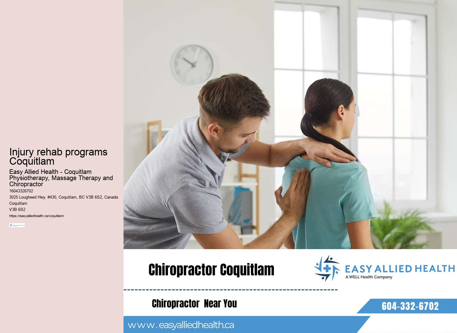 Coquitlam Physiotherapy for Orthopedic Surgeries