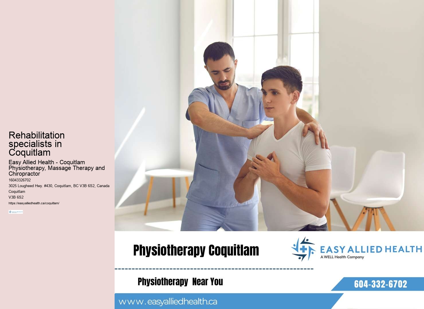 Coquitlam Physiotherapy for Amputee Rehabilitation