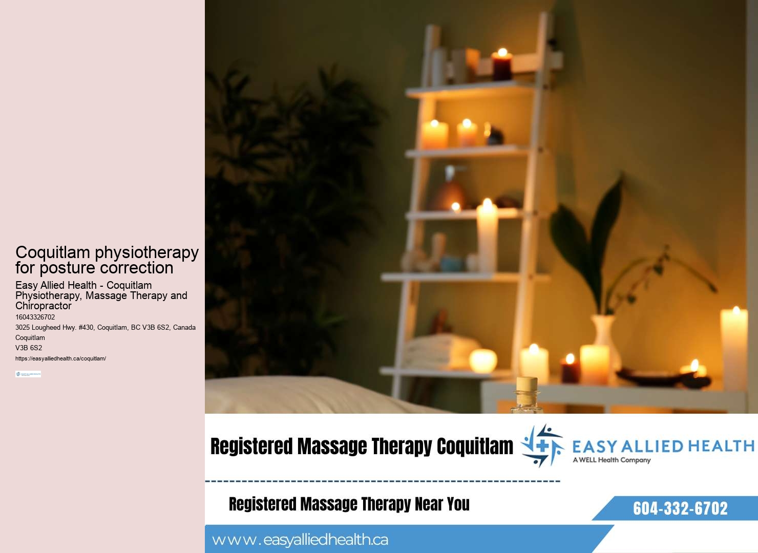 Physiotherapy for recovery and rehabilitation Coquitlam