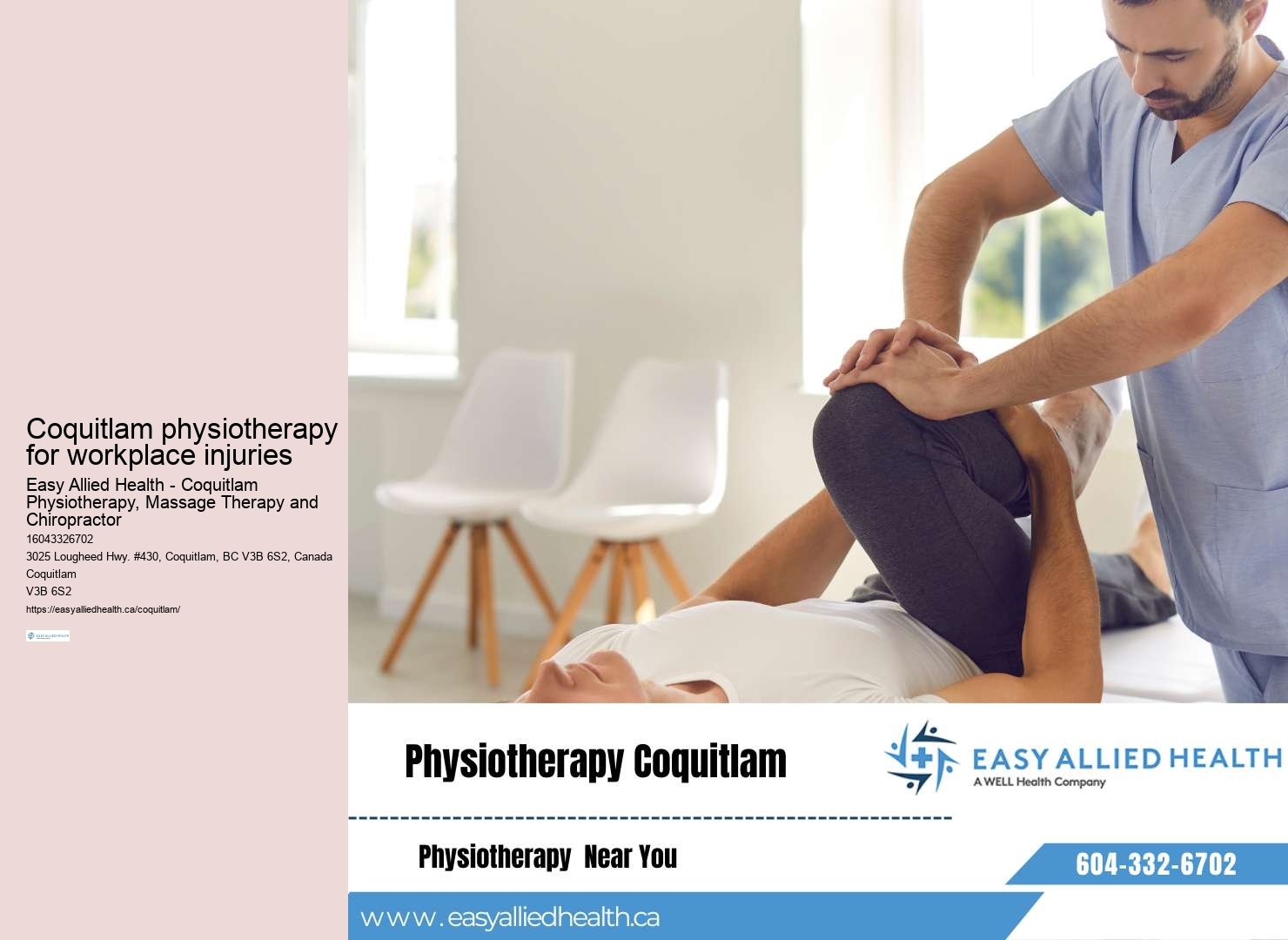 Coquitlam physiotherapy for sports performance