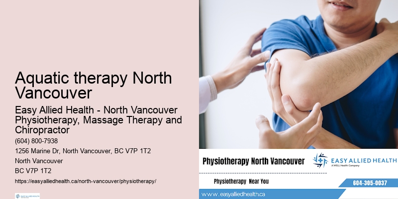 Pediatric sports injury rehab Aquatic therapy North Vancouver