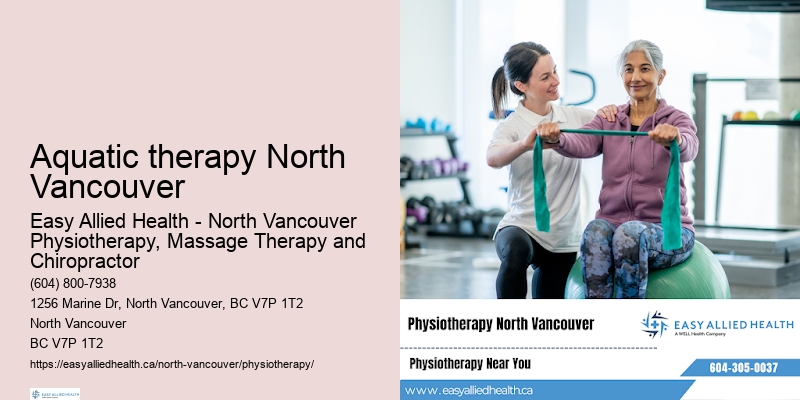 Aquatic therapy North Vancouver Physiotherapy for Stroke Rehabilitation