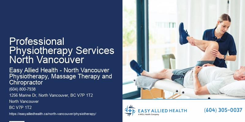 Professional Physiotherapy Services North Vancouver'S Premier Physiotherapy Providers