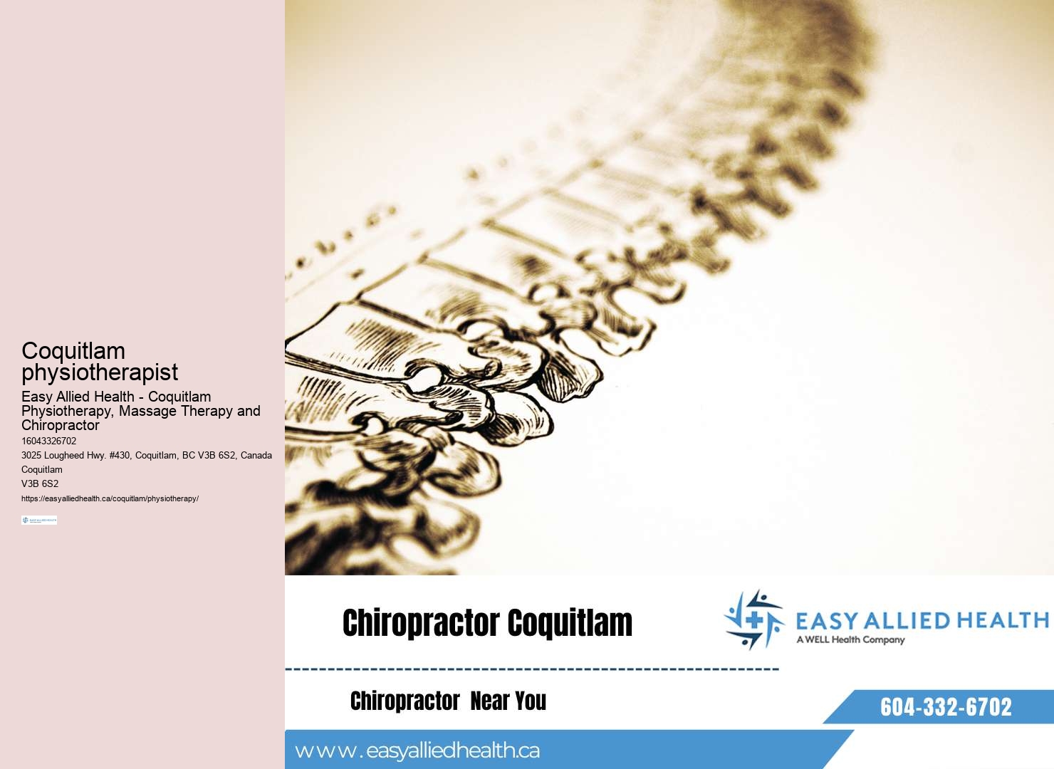 Coquitlam Physiotherapy offers